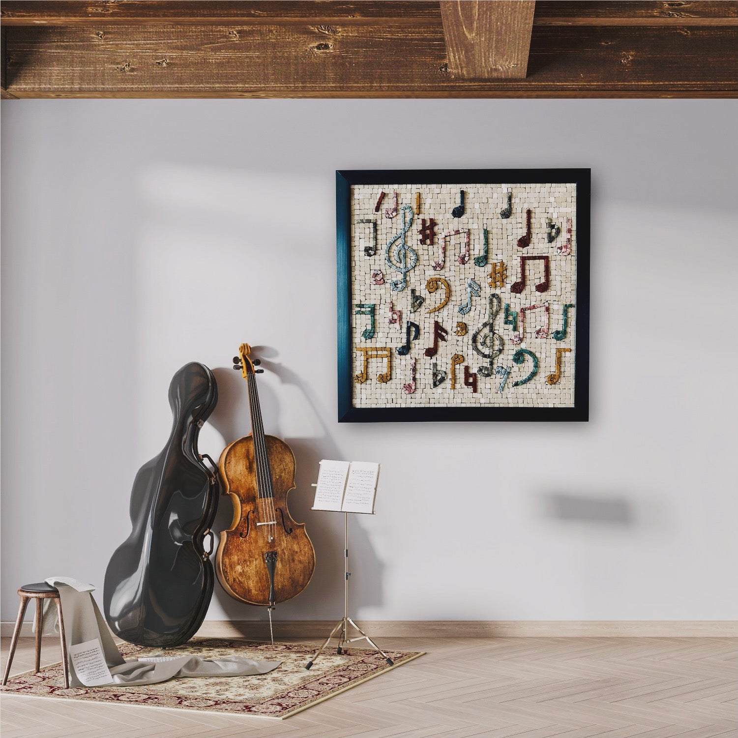 MELODY ABSTRACTION ART FOR SUBTLE CONTEMPORARY STYLES
